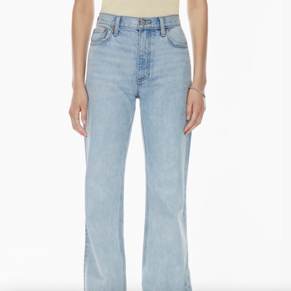 Denim Forum The Marianne Mid Rise Loose Flare 32 L, Size 25 - Picture 6 of 6